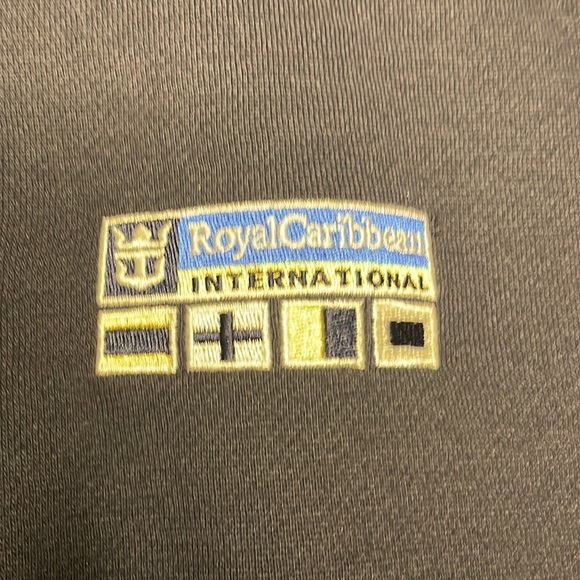 Royal Caribbean International Pullover Sweatshirt Small/Medium Blue 1/4 Zip - Picture 3 of 7